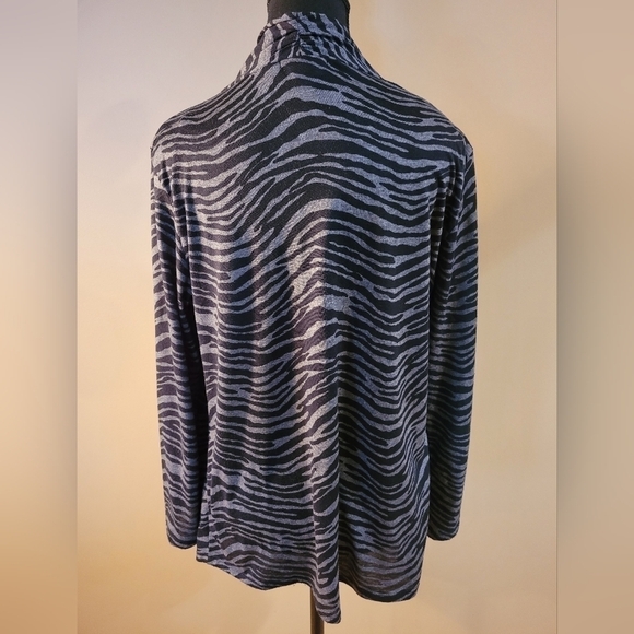 JONES NEW YORK Long Sleeve Animal Print Shug, Size Large - Picture 3 of 10